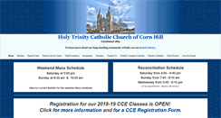 Desktop Screenshot of holytrinityofcornhill.org