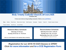 Tablet Screenshot of holytrinityofcornhill.org